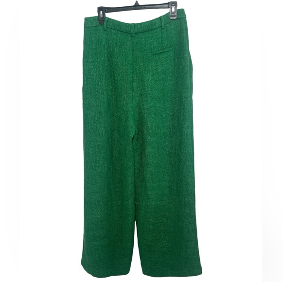 NWT Sweet Lemon Kelly Green Wide Leg Pants Size Large - Picture 4 of 9